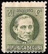 (№45) Марка Куба 1917 год "Хосе Сако", Негашеная